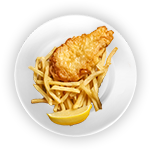 1 Pc Mini Plain Battered Fish 