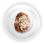 Baked Potato With Cheese & Tuna Mayo 